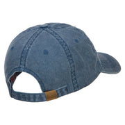 Dallas Embroidered Washed Buckled Cap