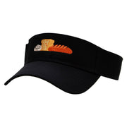 Breads Embroidered Cotton Twill Sun Visor - Black OSFM