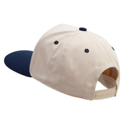 Berry Embroidered Premium Pro Style 5 Panels Cap - Navy-Stone OSFM