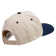 Berry Embroidered Premium Pro Style 5 Panels Cap - Navy-Stone OSFM