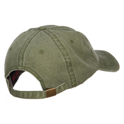 Dallas Embroidered Washed Buckled Cap