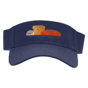 Breads Embroidered Cotton Twill Sun Visor - Navy OSFM