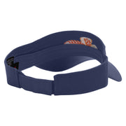 Breads Embroidered Cotton Twill Sun Visor - Navy OSFM