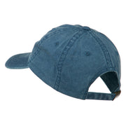 Delaware State Map Embroidered Washed Cap