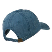 Delaware State Map Embroidered Washed Cap