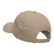 Sail Boat Embroidered Washed Cap