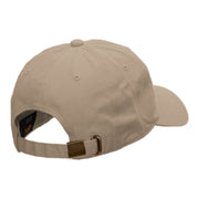 Sail Boat Embroidered Washed Cap