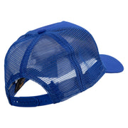 Abstract Sacophone Five Panels Prostyle Trucker Mesh Cap - Royal OSFM