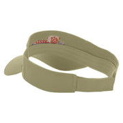 Breads Embroidered Cotton Twill Sun Visor - Khaki OSFM