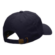 Sail Boat Embroidered Washed Cap