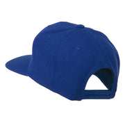 Script Diamond Embroidered Flat Bill Cap