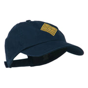 Diamond Swirl Emblem Embroidered Cap