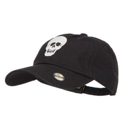 Glow in the Dark Skull Halloween Unstructured Cap