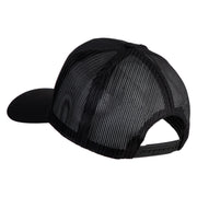 3rd Infantry Division Rock of the Marne Patched Solid Cotton Twill Mesh Prostyle Cap - Black OSFM