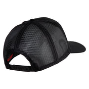 3rd Infantry Division Rock of the Marne Patched Solid Cotton Twill Mesh Prostyle Cap - Black OSFM