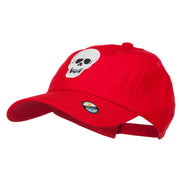 Glow in the Dark Skull Halloween Unstructured Cap