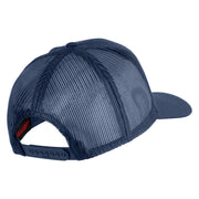 3rd Infantry Division Rock of the Marne Patched Solid Cotton Twill Mesh Prostyle Cap - Navy OSFM
