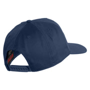 USS Mauna Kea AE 22 Patched Solid Cotton Twill 5 Panel Prostyle Snap Cap - Navy OSFM