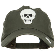 Glow in the Dark Skull Halloween Unstructured Cap