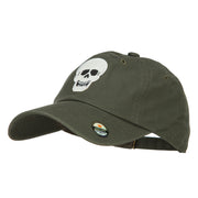 Glow in the Dark Skull Halloween Unstructured Cap