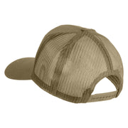 3rd Infantry Division Rock of the Marne Patched Solid Cotton Twill Mesh Prostyle Cap - Khaki OSFM