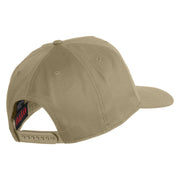 USS Mauna Kea AE 22 Patched Solid Cotton Twill 5 Panel Prostyle Snap Cap - Khaki OSFM