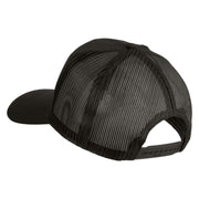 3rd Infantry Division Rock of the Marne Patched Solid Cotton Twill Mesh Prostyle Cap - Charcoal OSFM