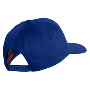 USS Mauna Kea AE 22 Patched Solid Cotton Twill 5 Panel Prostyle Snap Cap - Royal OSFM