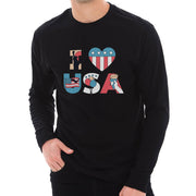 I Heart USA Graphic Design Premium Long Sleeve T-Shirt