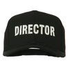 Director Embroidered Cotton Twill Cap