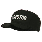 Director Embroidered Cotton Twill Cap