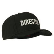 Director Embroidered Cotton Twill Cap