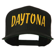 Daytona Embroidered Flat Bill Cap