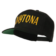 Daytona Embroidered Flat Bill Cap