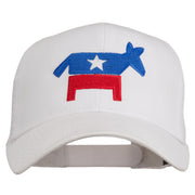 The Democratic Donkey Embroidered Mesh Cap