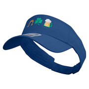 St. Patrick's Trio Embroidered Cotton Twill Sun Visor