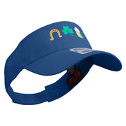 St. Patrick's Trio Embroidered Cotton Twill Sun Visor