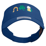 St. Patrick's Trio Embroidered Cotton Twill Sun Visor