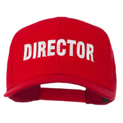 Director Embroidered Cotton Twill Cap