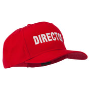 Director Embroidered Cotton Twill Cap