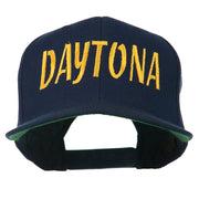 Daytona Embroidered Flat Bill Cap