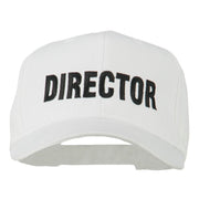 Director Embroidered Cotton Twill Cap