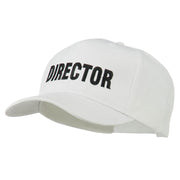 Director Embroidered Cotton Twill Cap