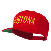 Daytona Embroidered Flat Bill Cap