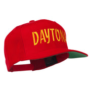 Daytona Embroidered Flat Bill Cap