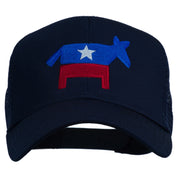 The Democratic Donkey Embroidered Mesh Cap