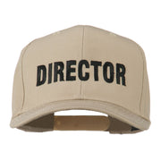 Director Embroidered Cotton Twill Cap