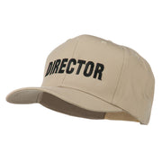 Director Embroidered Cotton Twill Cap