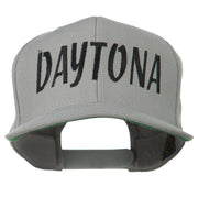 Daytona Embroidered Flat Bill Cap