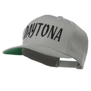 Daytona Embroidered Flat Bill Cap